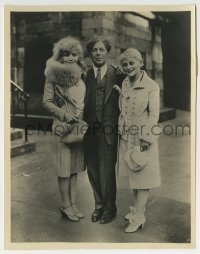 4x950 TOPSY & EVA candid 8x10 still 1927 Sid Grauman & The Duncan Sisters outside his theater!