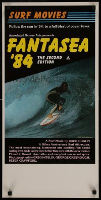 4y011 FANTASEA '84 Aust daybill 1984 great close up surfing photo, a blast of ocean fever!