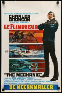 4y223 MECHANIC Belgian 1972 Charles Bronson has more than a hundred ways to kill!