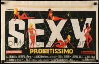 4y224 MOST PROHIBITED SEX Belgian 1963 great art of sexy dancers, strip tease!