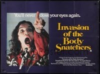 4y435 INVASION OF THE BODY SNATCHERS British quad 1979 Philip Kaufman remake!
