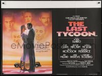 4y441 LAST TYCOON British quad 1977 Robert De Niro, Jeanne Moreau, Elia Kazan, different Landi art!