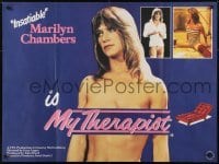 4y455 MY THERAPIST British quad 1984 incredibly sexy images of insatiable Marilyn Chambers!