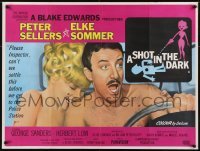 4y469 SHOT IN THE DARK British quad 1965 Blake Edwards directed, Peter Sellers & sexy Elke Sommer!