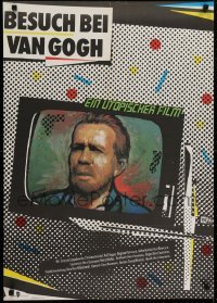 4y149 BESUCH BEI VAN GOGH East German 23x32 1985 cool different Anker art of Van Gogh!