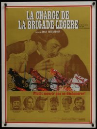 4y599 CHARGE OF THE LIGHT BRIGADE French 24x32 1968 David Hemmings, Vanessa Redgrave!