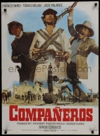 4y602 COMPANEROS French 23x31 1971 Sergio Corbucci, Jack Palance, cool image of cast!