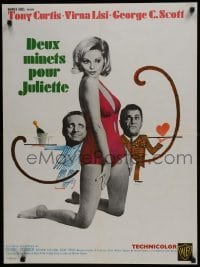 4y627 NOT WITH MY WIFE YOU DON'T French 24x32 1967 Curtis, Virna Lisi, George C. Scott by Ferracci!