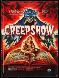 4y662 CREEPSHOW French 16x21 1983 George Romero & Stephen King, E.C. Comics, different art by Melki