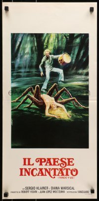 4y940 FANDO & LIS Italian locandina 1980 Alejandro Jodorowsky, Mafe art of topless spider woman!