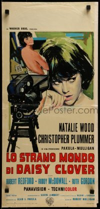 4y954 INSIDE DAISY CLOVER Italian locandina 1966 great image of bad girl Natalie Wood, Brini!