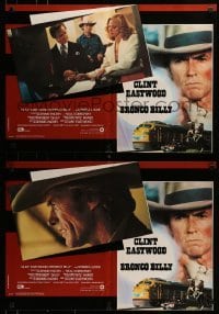 4y862 BRONCO BILLY group of 8 Italian 18x26 pbustas 1980 director/star Clint Eastwood, Locke!