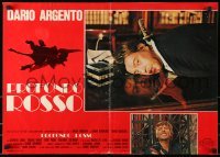 4y892 DEEP RED Italian 19x27 pbusta 1975 Dario Argento's Profondo Rosso, cool completely different!