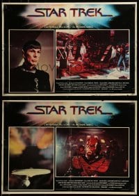4y871 STAR TREK group of 8 Italian 18x26 pbustas 1980 Persis Khambatta, William Shatner & Nimoy!