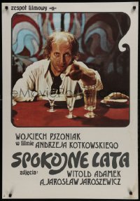 4y817 SPOKOJNE LATA Polish 27x38 1982 Wojciech Pszoniak, Kownacka, directed by Andrzej Kotkowski!