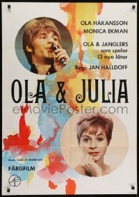 4y037 OLA & JULIA Swedish 1967 Ola Hakansson - lead singer for Ola & the Janglers!