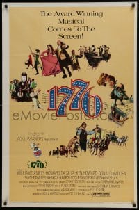 4z045 1776 1sh 1972 William Daniels, the award winning historical musical comes to the screen!