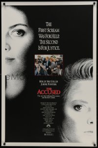 4z053 ACCUSED 1sh 1988 Jodie Foster, Kelly McGillis, the case that shocked a nation!