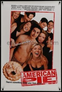 4z077 AMERICAN PIE DS 1sh 1999 Jason Biggs, Chris Klein, Tara Reid, wacky teen comedy!