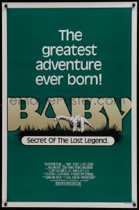 4z097 BABY 1sh 1985 cool dinosaur adventure, secret of the lost legend!