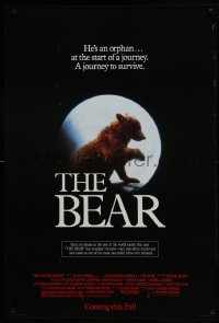 4z134 BEAR advance 1sh 1989 Jean-Jacques Annaud's L'Ours, from James Oliver Curwood novel!