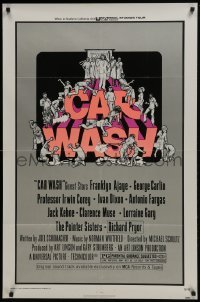 4z209 CAR WASH 1sh 1976 written by Joel Schumacher, printed for use in California theaters!
