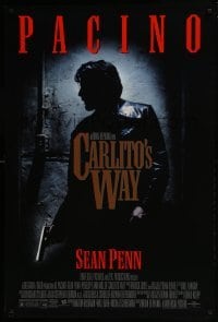 4z211 CARLITO'S WAY DS 1sh 1993 Al Pacino, Sean Penn, Penelope Ann Miller, Brian De Palma!