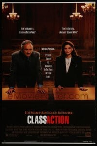4z233 CLASS ACTION 1sh 1991 Gene Hackman & Mary Elizabeth Mastrantonio in fight of their lives!
