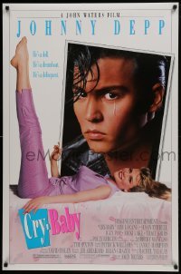 4z259 CRY-BABY DS 1sh 1990 directed by John Waters, Johnny Depp is a doll, Amy Locane