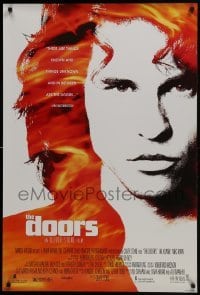 4z304 DOORS DS 1sh 1990 cool image of Val Kilmer as Jim Morrison, directed by Oliver Stone!