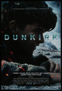 4z313 DUNKIRK advance DS 1sh 2017 Christopher Nolan, Tom Hardy, Murphy, different close-up!