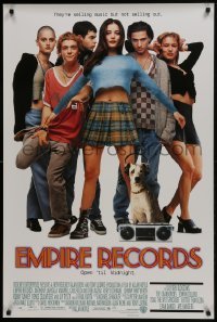 4z322 EMPIRE RECORDS DS 1sh 1995 Liv Tyler, Anthony LaPaglia, Renee Zellweger, Ethan Embry!