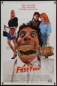 4z339 FAST FOOD 1sh 1989 Traci Lords, Jim Varney as Wrangler Bob, burgers & thighs!