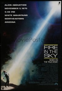 4z351 FIRE IN THE SKY DS 1sh 1993 D.B. Sweeney, Robert Patrick, alien abduction!