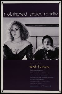 4z365 FRESH HORSES 1sh 1988 close-up of sexy Molly Ringwald, Andrew McCarthy!