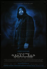 4z379 GHOST DOG DS advance 1sh 1999 Jim Jarmusch, cool image of Forest Whitaker with katana!