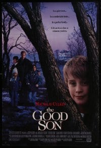 4z391 GOOD SON DS 1sh 1993 Elijah Wood, great image of creepy Macaulay Culkin!
