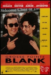 4z403 GROSSE POINTE BLANK DS 1sh 1997 hitman John Cusack and sexiest Minnie Driver close-up!