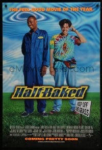 4z411 HALF BAKED advance DS 1sh 1997 Dave Chappelle, Jim Breuer, Harland Williams, marijuana comedy!