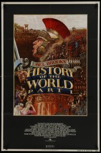 4z430 HISTORY OF THE WORLD PART I NSS style 1sh 1981 artwork of Roman soldier Mel Brooks by John Alvin!