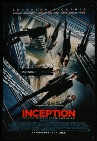 4z462 INCEPTION IMAX DS 1sh 2010 Christopher Nolan, Leonardo DiCaprio, Gordon-Levitt!