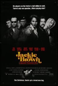 4z481 JACKIE BROWN advance 1sh 1997 Quentin Tarantino, Santa's got a brand new bag, top cast!