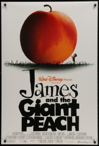 4z485 JAMES & THE GIANT PEACH DS 1sh 1996 Disney stop-motion animation fantasy cartoon!