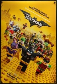 4z540 LEGO BATMAN MOVIE advance DS 1sh 2017 Arnett, always be yourself, unless you can be Batman!
