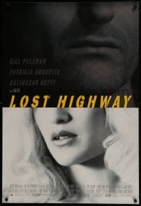 4z570 LOST HIGHWAY 1sh 1997 directed by David Lynch, Bill Pullman, pretty Patricia Arquette!