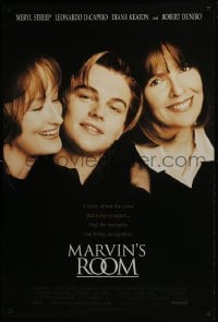 4z587 MARVIN'S ROOM DS 1sh 1996 Meryl Streep, Diane Keaton, Leonardo DiCaprio!