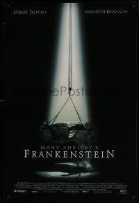 4z589 MARY SHELLEY'S FRANKENSTEIN DS 1sh 1994 Branagh directed, De Niro as the monster!