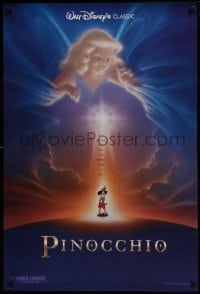 4z683 PINOCCHIO advance DS 1sh R1992 images from Disney classic fantasy cartoon!