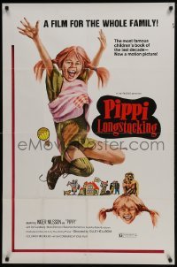 4z685 PIPPI LONGSTOCKING 1sh 1973 Inger Nilsson, a film for the whole family!
