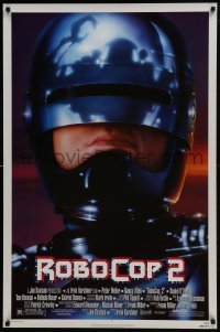 4z747 ROBOCOP 2 1sh 1990 cyborg policeman Peter Weller, sci-fi sequel!